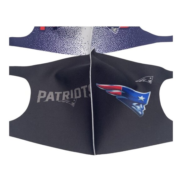 New England Patriots Adult Fanatics Branded Bonded Face Covering 2-Pack - Picture 5 of 8